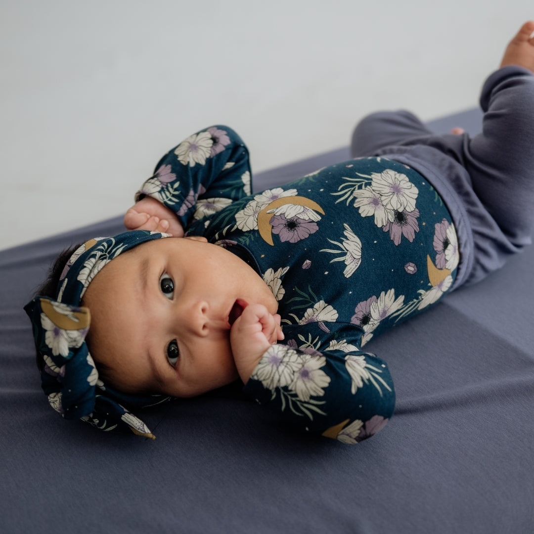 Bamboo Baby Capsule Gift Box - Celestial Floral & Dusty Lilac-4