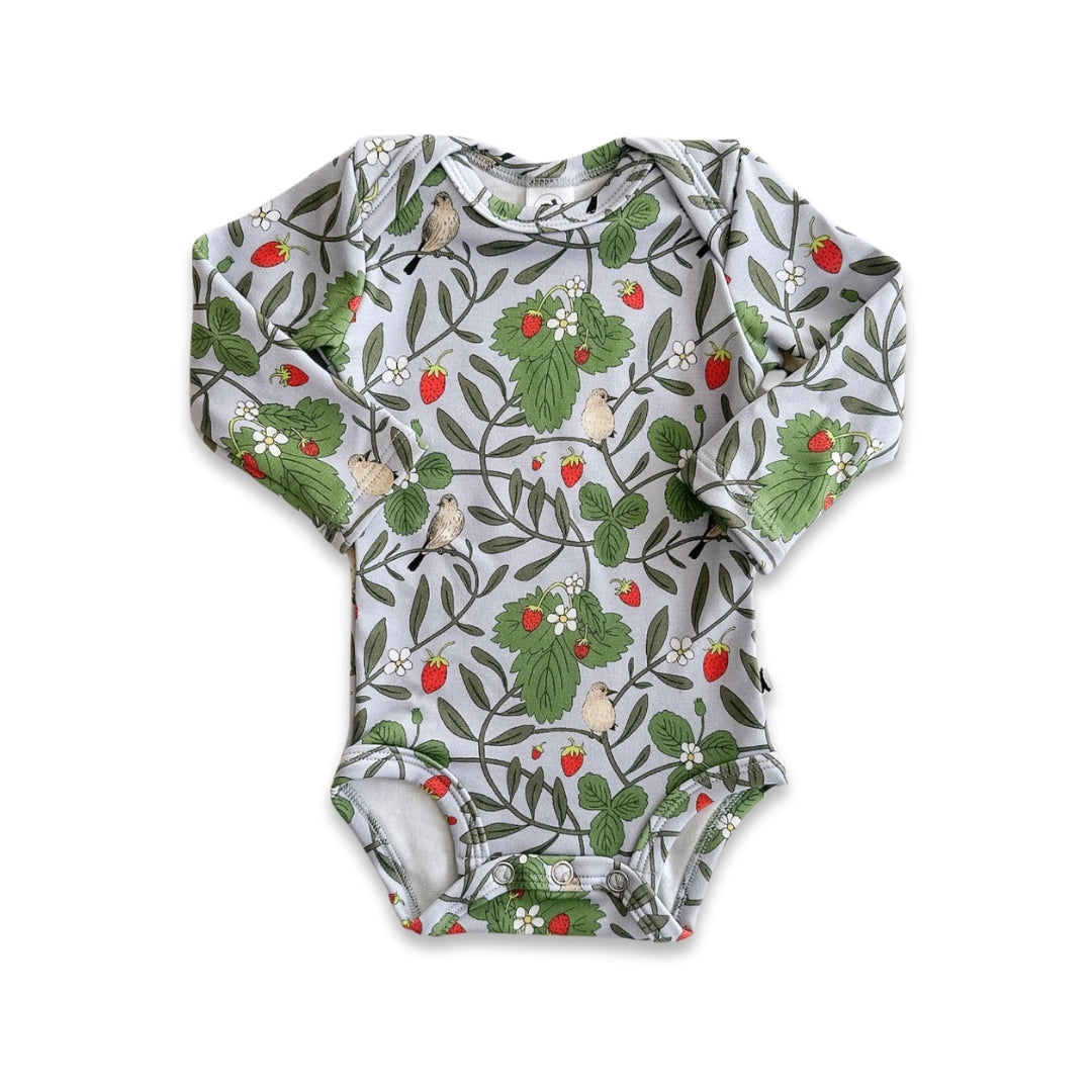 Baby Long-Sleeve Bamboo Onesie | Prints