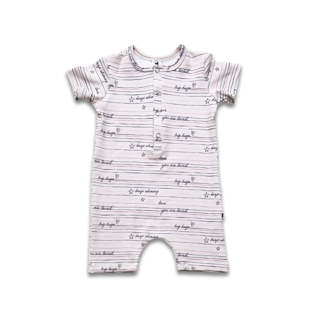 Bamboo Baby Shorts Romper