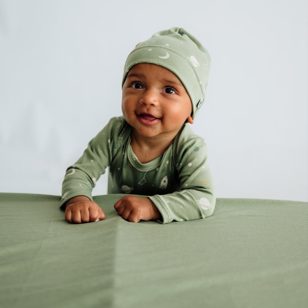 Bamboo Baby Capsule Gift Box - Outer Space & Sage