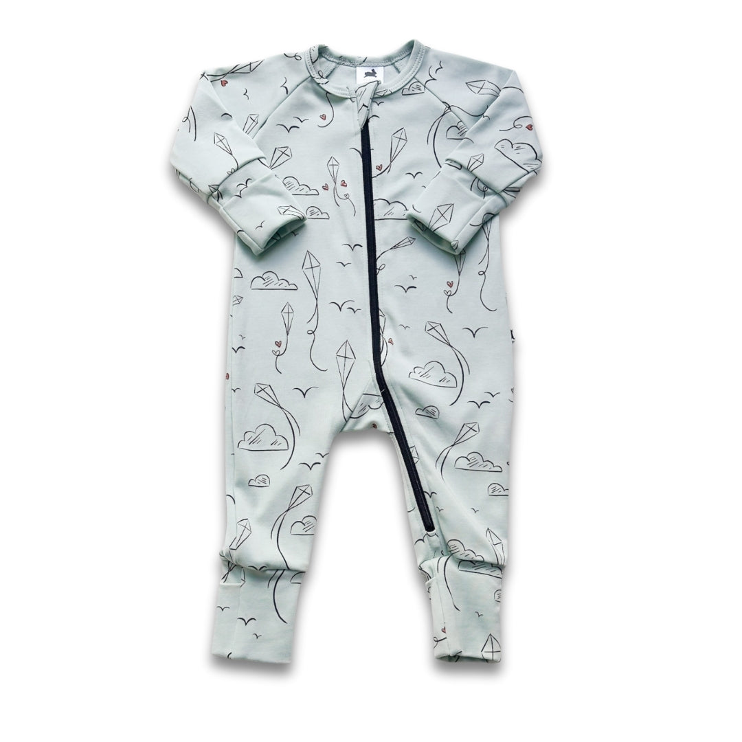 Bamboo Baby Zipper Sleeper