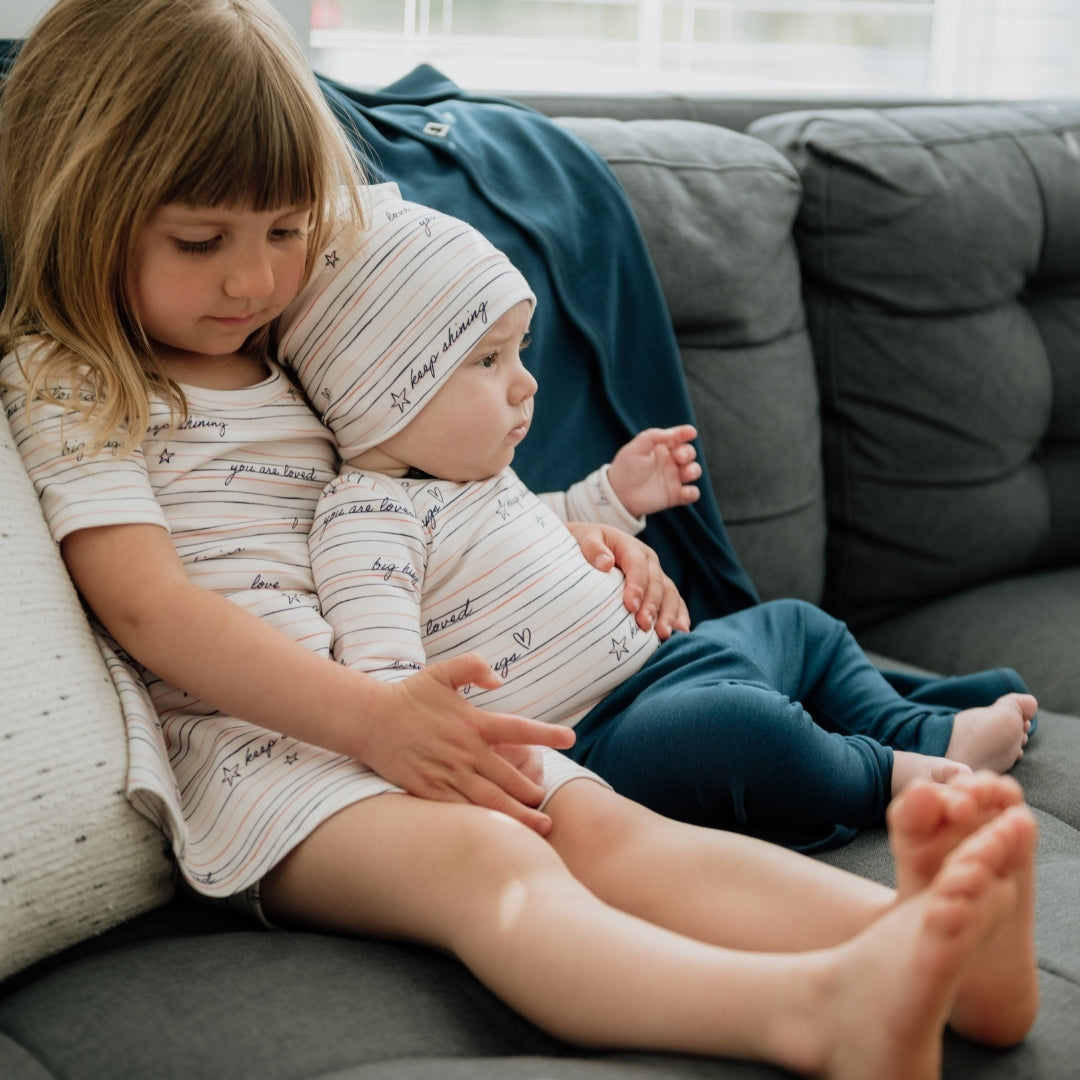 Bamboo Baby Capsule Gift Box - Love Story & Navy