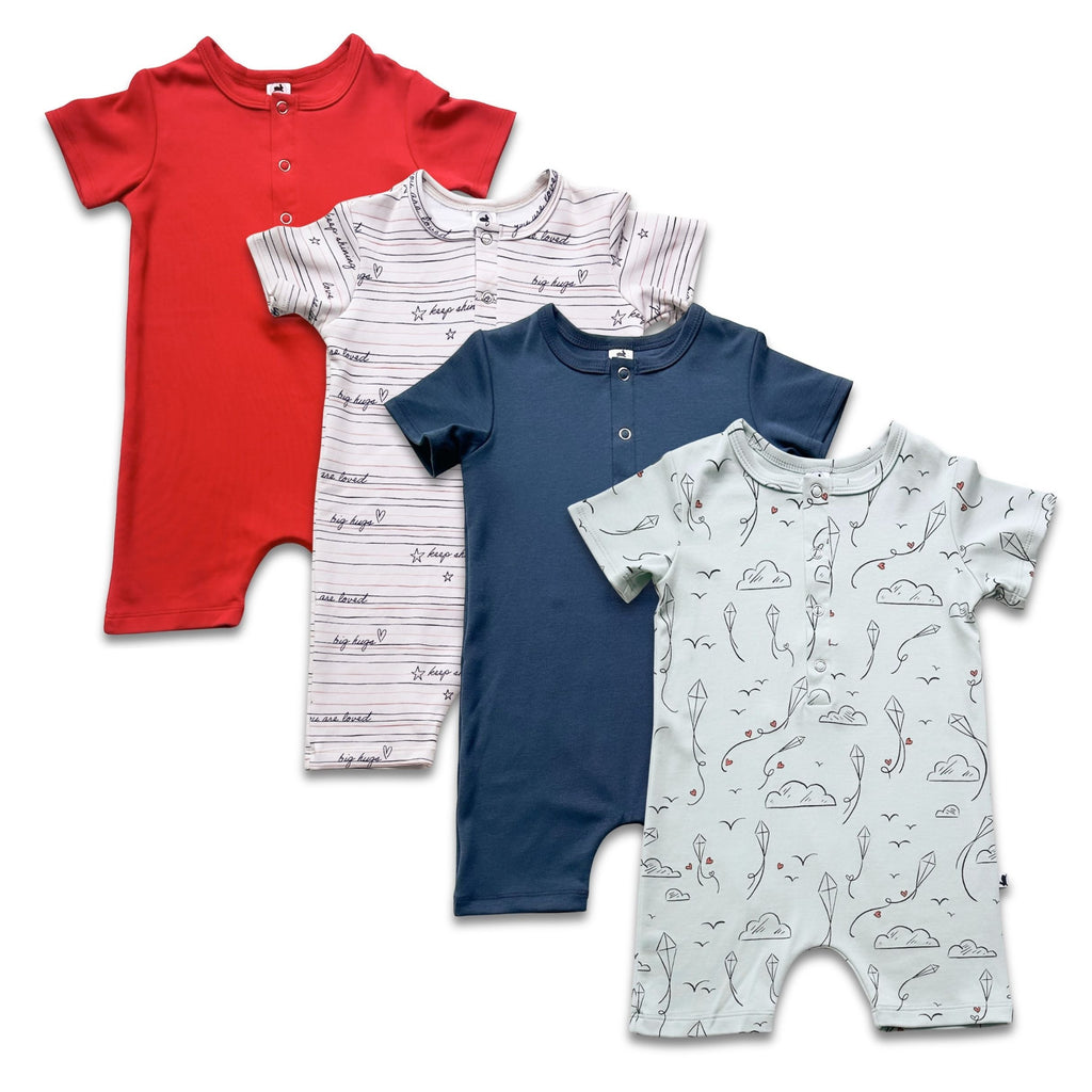 Bamboo Baby Shorts Romper