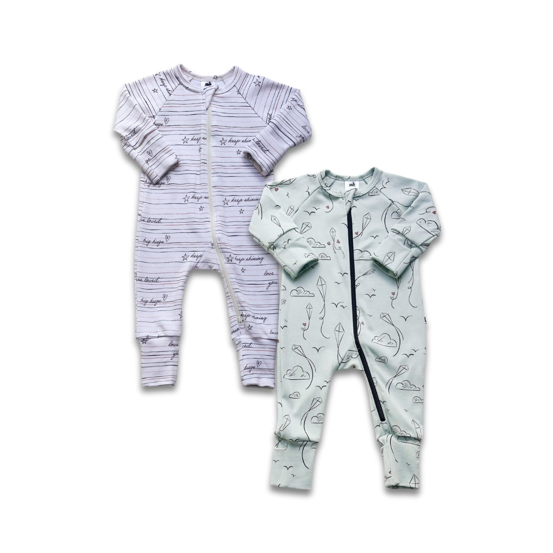 Bamboo Baby Zipper Sleeper